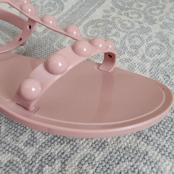 Steve Madden Lolie PC Stud Strap Sandals Pink Size 7 - Picture 12 of 16